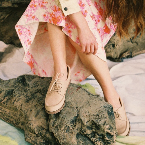 Tefer półbuty, jasny nubuk #755